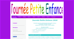 Desktop Screenshot of journee-petite-enfance.fr