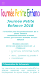 Mobile Screenshot of journee-petite-enfance.fr